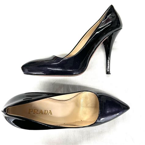 blu prada|dark blue prada shoes.